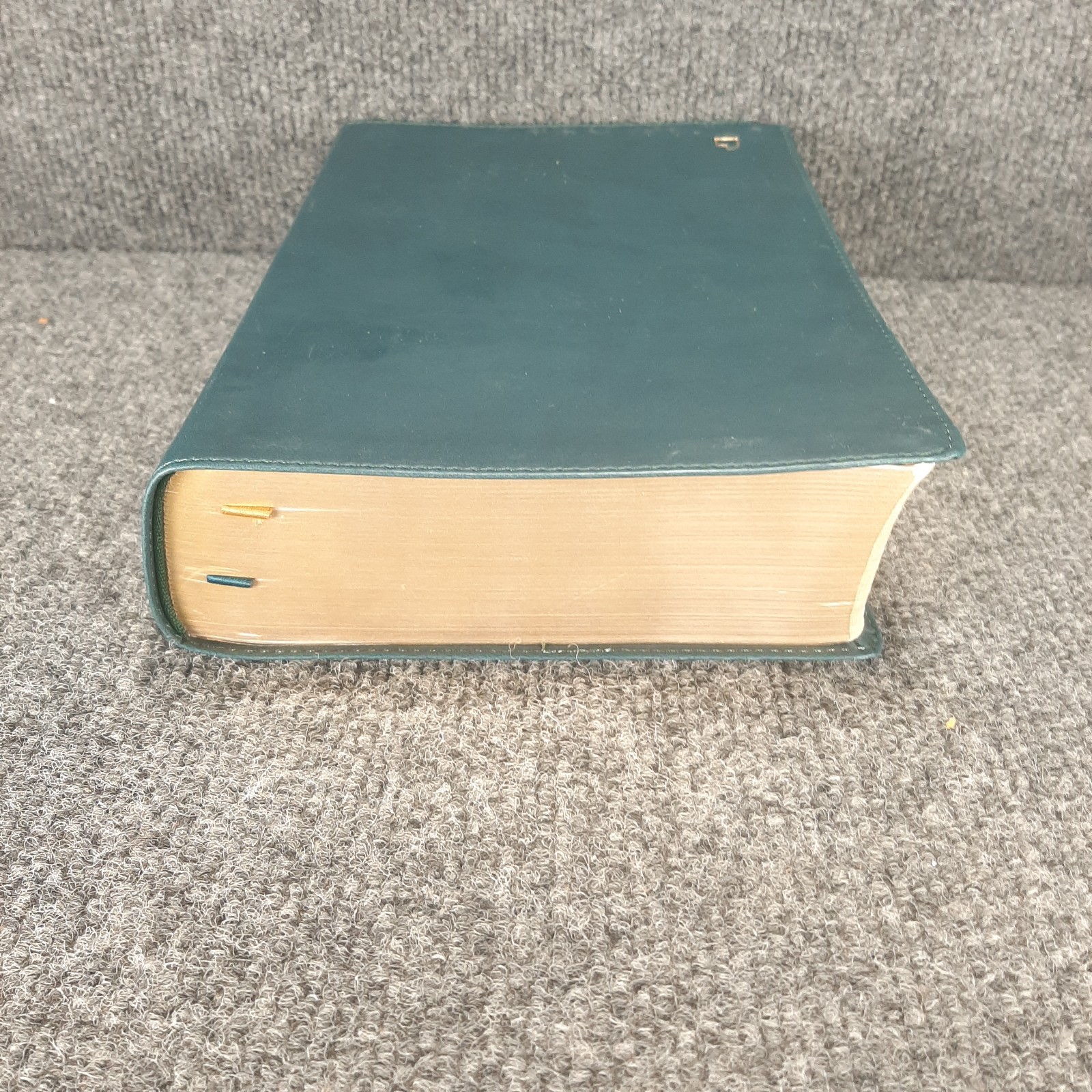 NET Bible Full-Notes Edition Leathersoft Teal New English Nice