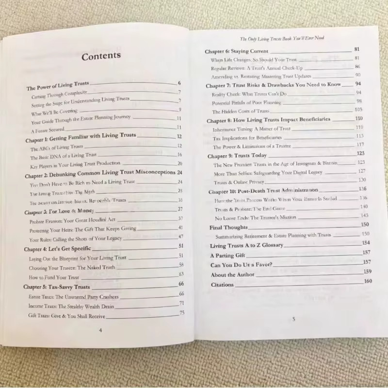 2 Books The Only Living Trust Book You Need 2025/2026