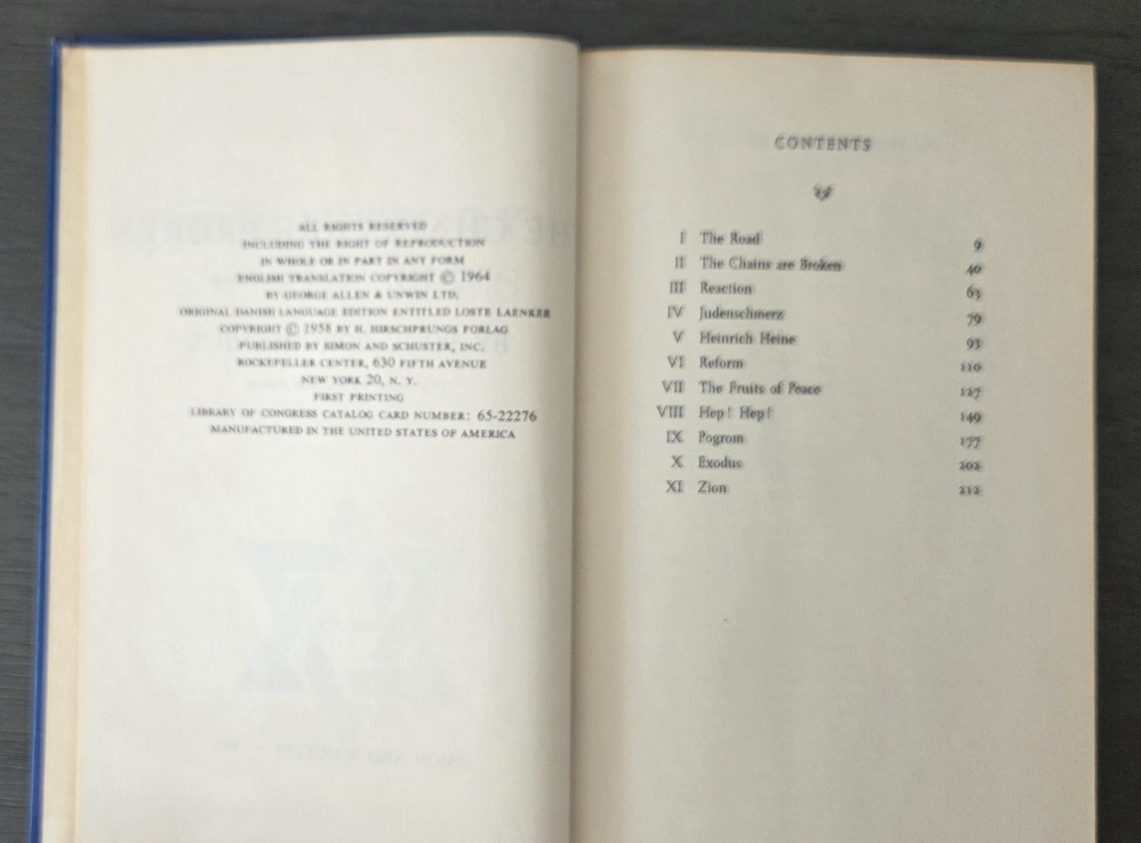 Vintage 1965 „History Of The Jews“ Poul Borchsenius Vols 1-5 1st Edition/Print
