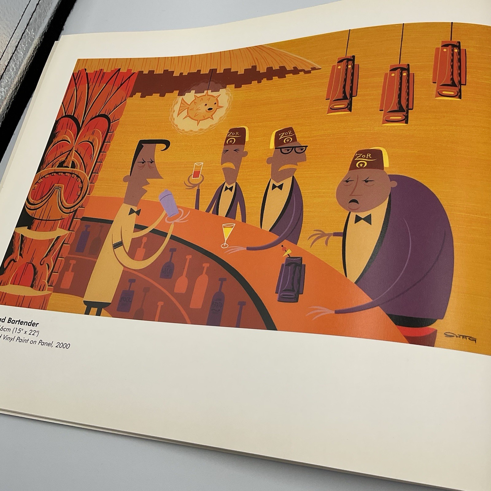 Shag Supersonic Swingers New Works Signed READ DESCRIPTION IMPERFECTIONS