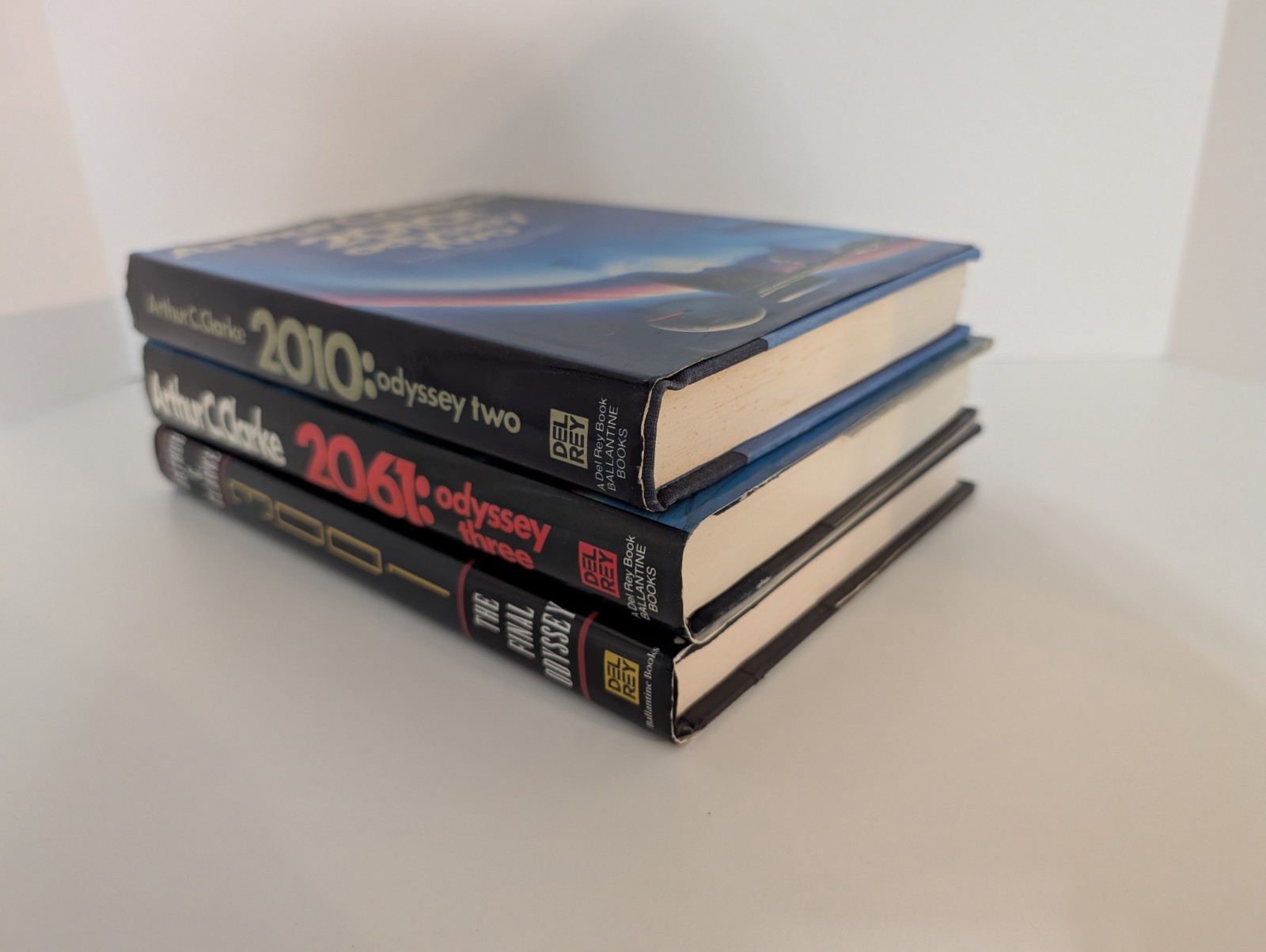 Arthur C Clarke Odyssey HC Lot 2010 2061 3001 1st Ed Del Rey