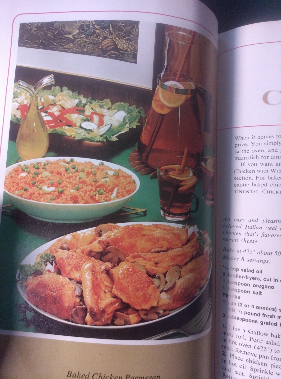 Vintage 1968 Family Circle Great Chicken Recipes Hardcover Cookbook First Editio