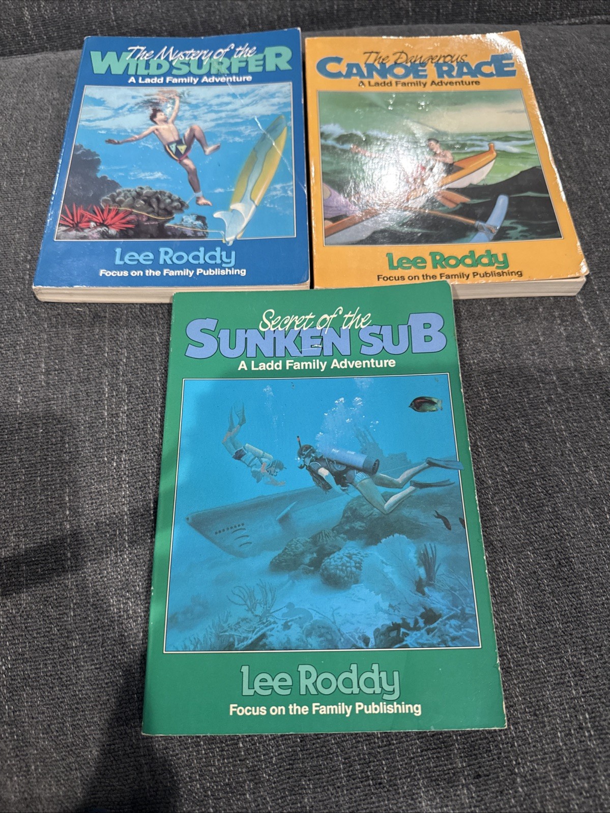 Ladd Family Adventure Series 3- Book Lot by Lee Roddy