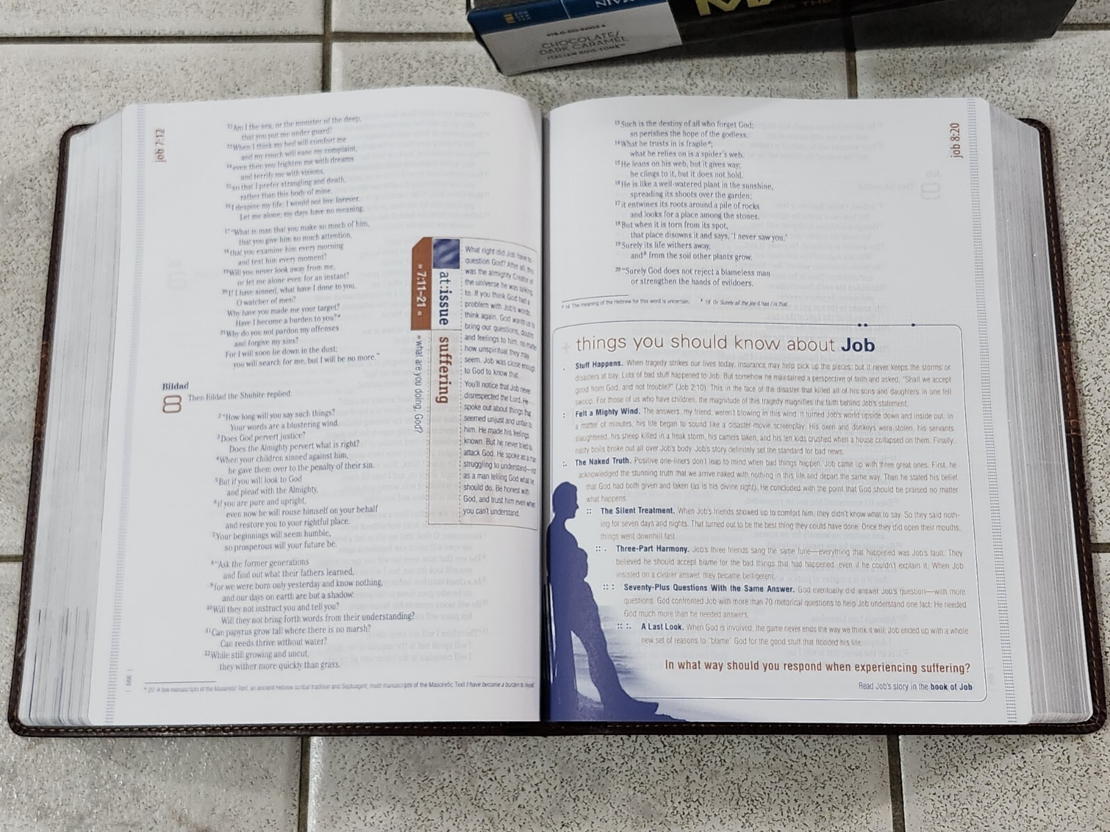 Manual : The Bible for Men by Zondervan Staff (2009, Leather) Embossed Name L@@K