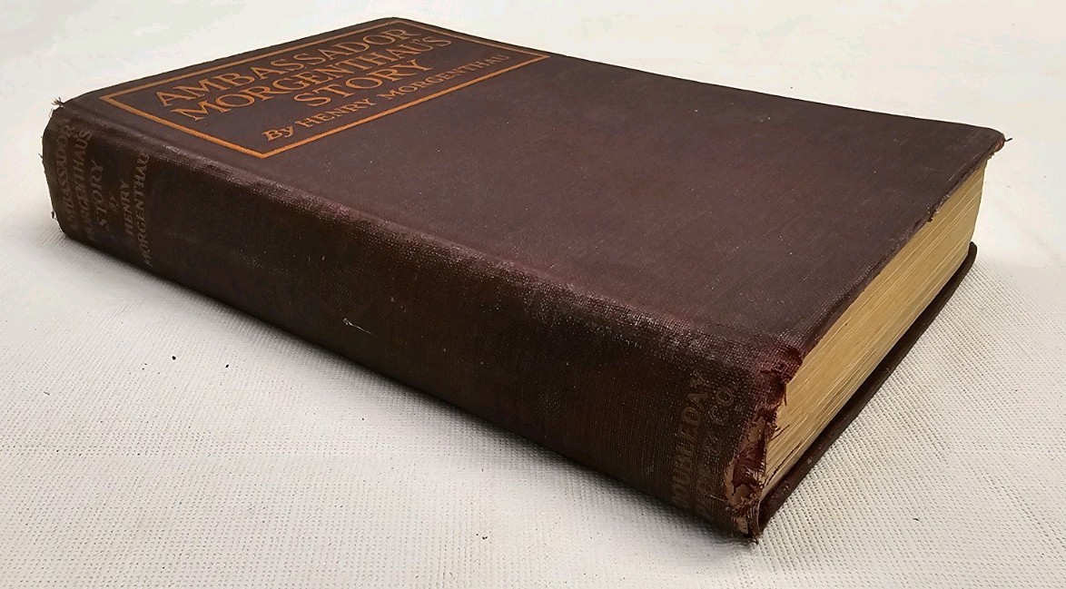 AMBASSADOR MORGENTHAU’S STORY Armenian Genocide Signed Inscribed 1926 HC Book
