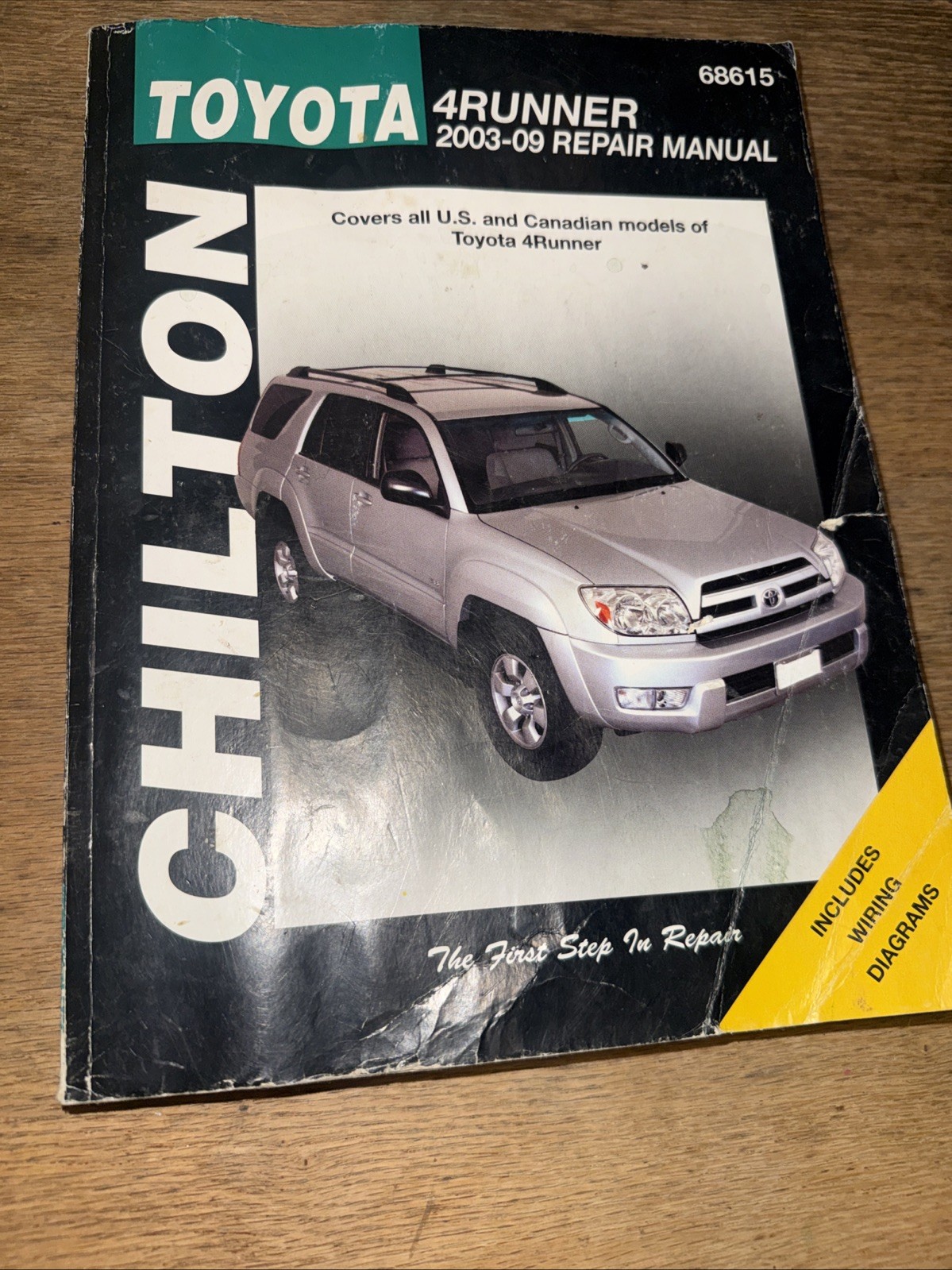 Toyota 4Runner 2003-09 Repair Manual Chilton 68615 PAPERBACK