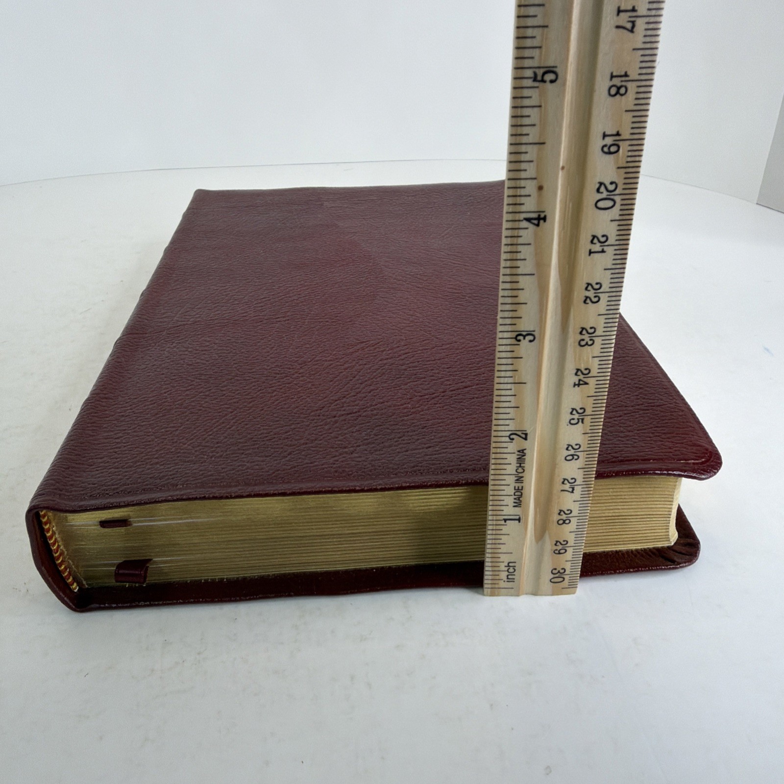 Kenneth Copeland Reference Ed. KJV Holy Bible Red Letter 1991 Genuine Leather