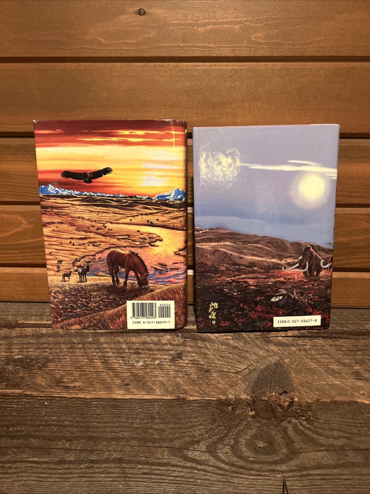Lot of 2 Jean M. Auel EARTH’S CHILDREN Series Harcover First Ed. Books