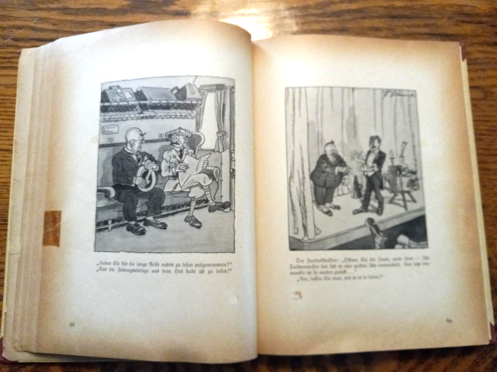 Paul Simmel Cartoon Book in German 1930’s 174 pages