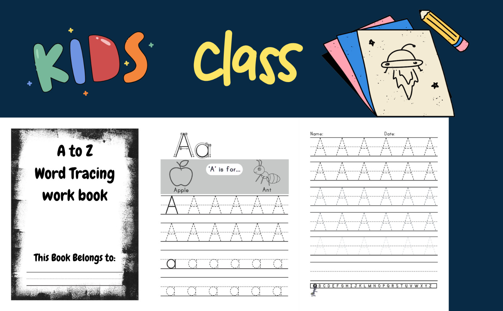 Alphabet Adventure: A Letter Tracing Workbook for Preschool and Kindergarten