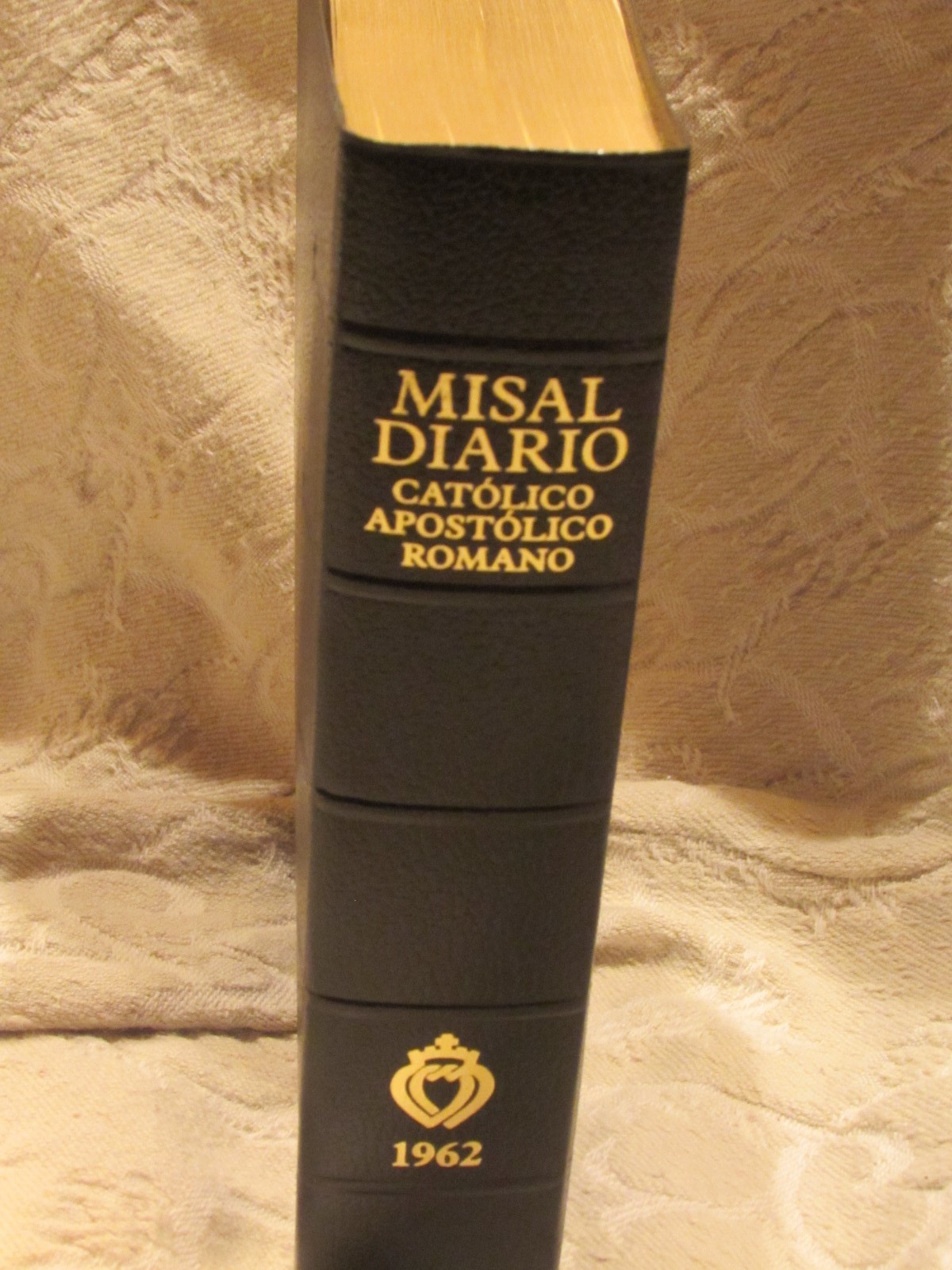 1962 Misal Diario Catolico Apostolico Roma for the Traditional Latin Mass Black