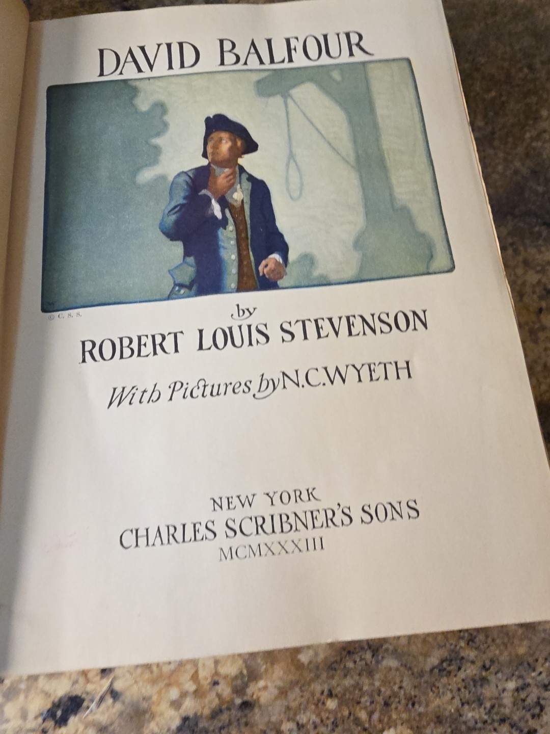 David Balfour by Robert Louis Stevenson with pictures by N. C. Wyeth 1933