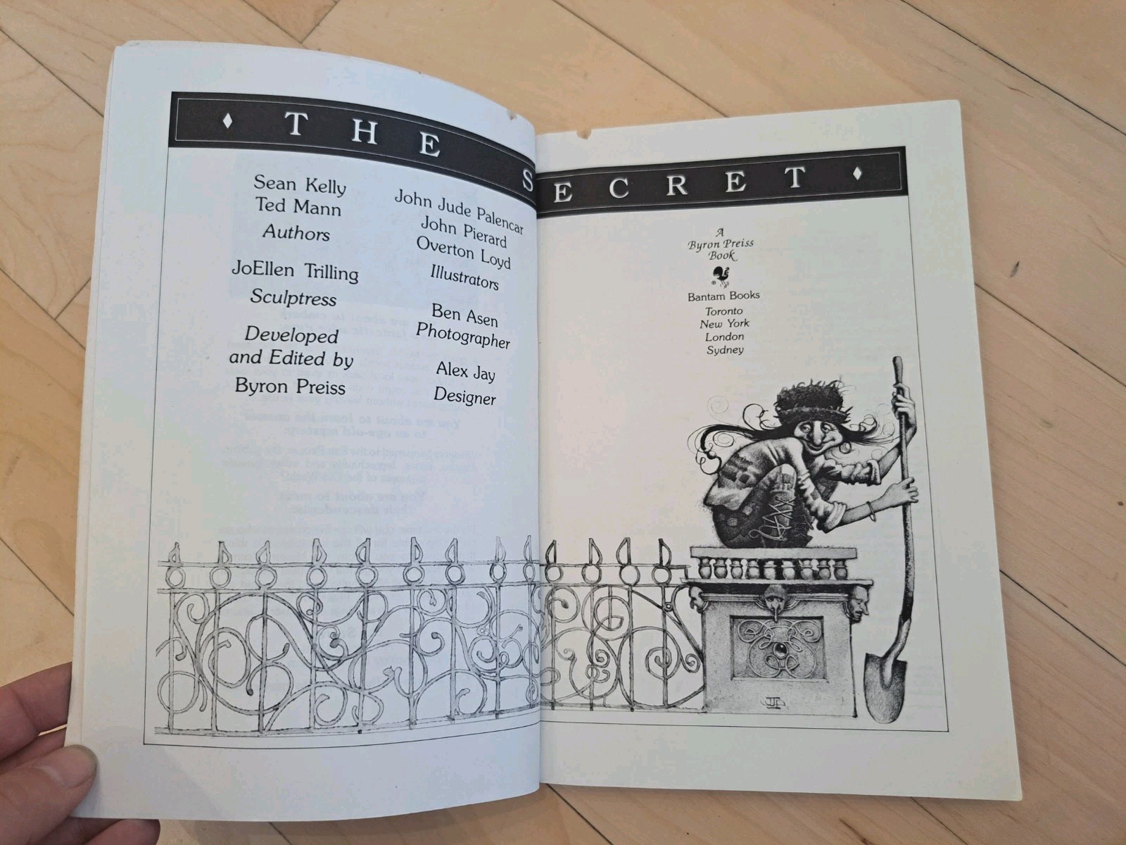 The Secret: A Treasure Hunt 1982 First Edition Bantam Paperback Palencar Preiss