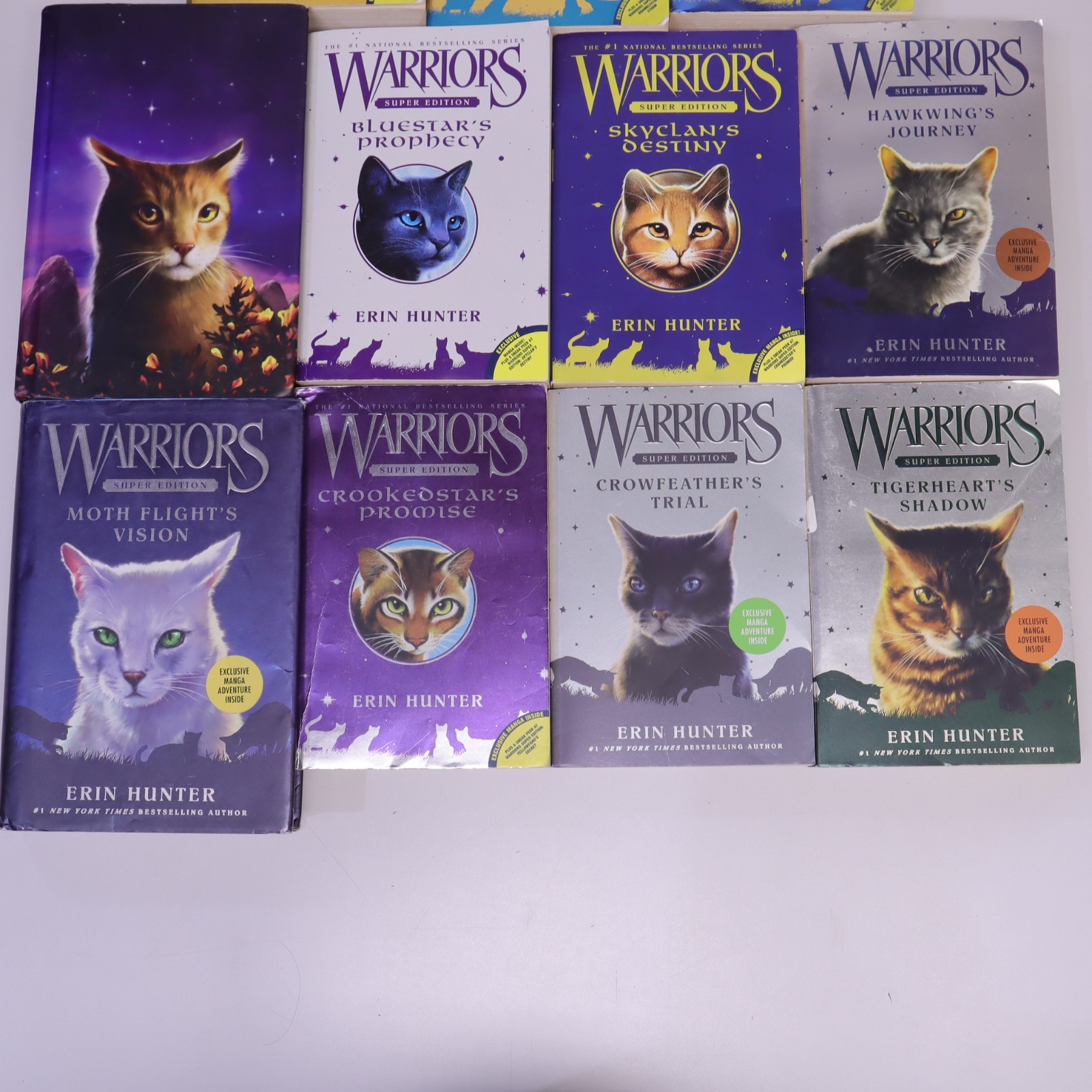 Warriors Super Edition Lot of 11 Erin Hunter Books