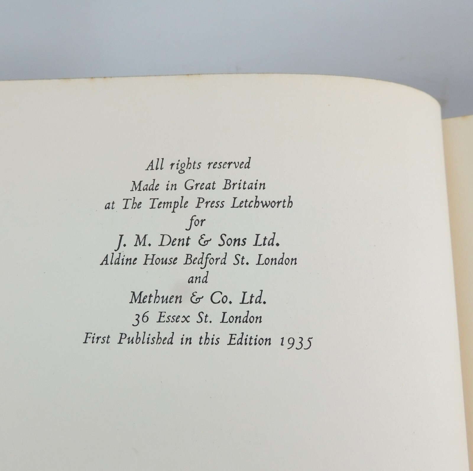Letters Of Charles and Mary Lamb 3 Vol 1935 HC Dent Methuen Great Britain VGC