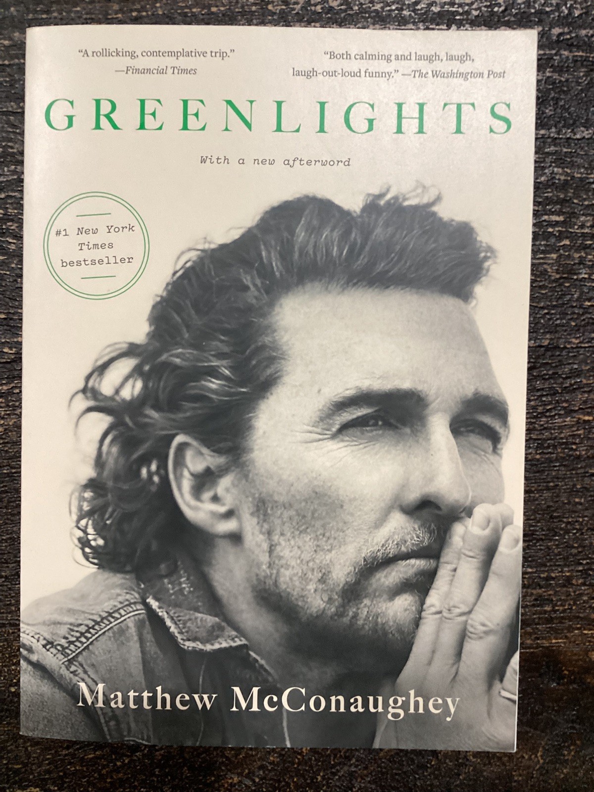 Greenlights by Matthew McConaughey (2024, Trade Paperback)