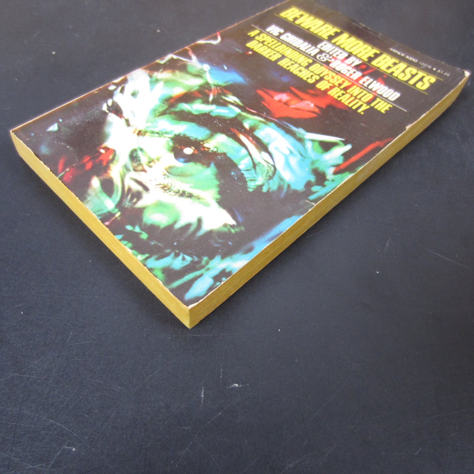 Beware More Beasts Ghidalia Elwood 1975 Horror Anthology Manor Books PB