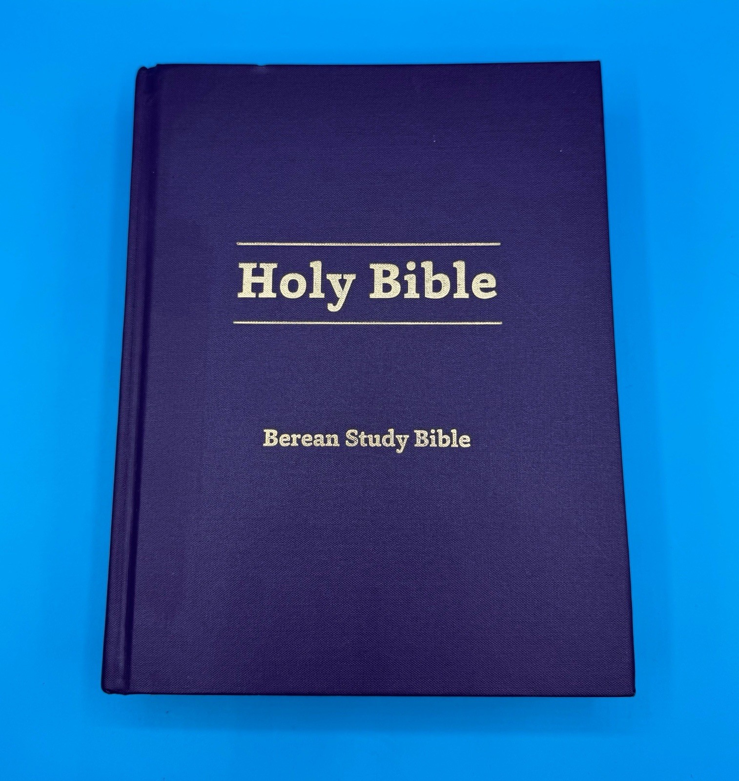 Berean Study Bible BSB — original 1st edition HC — 10.5 font, printed in USA