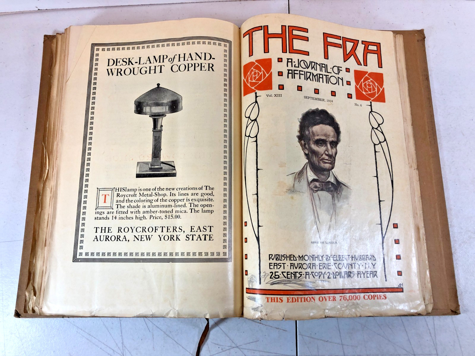 Vol 13: The FRA: Exponent of The American Philosophy, April-Sept 1914, E-119