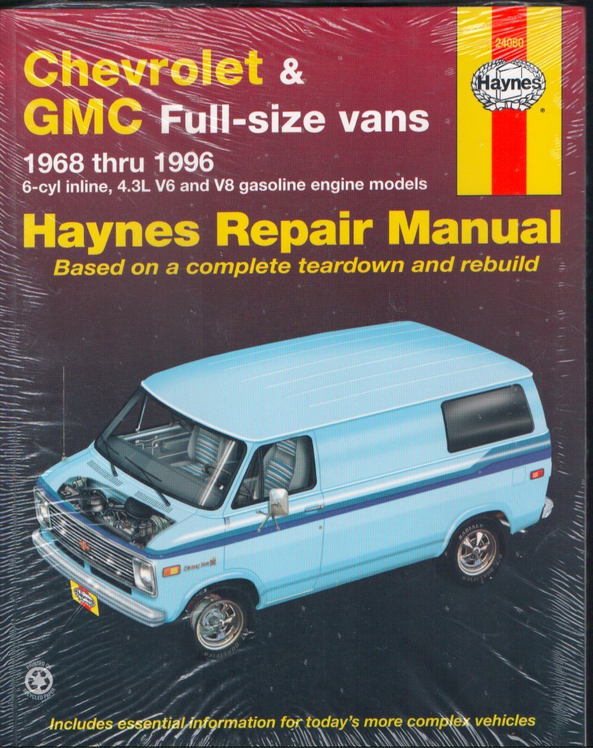 Haynes Chevrolet GMC Full-size Vans 1968-1996 Repair Manual MN3072
