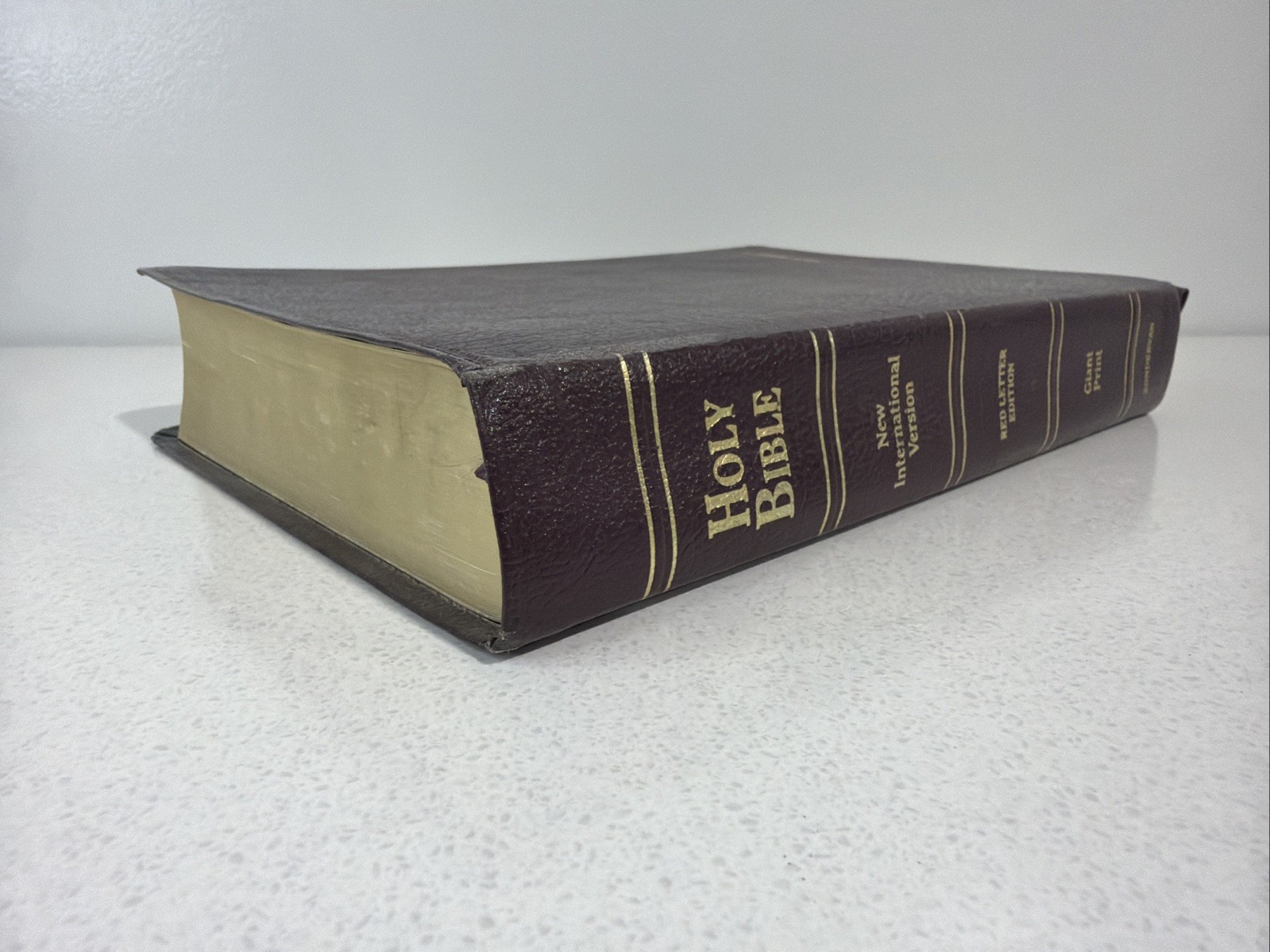 NIV 1984 Giant Print Reference Bible – Burgundy Imitation Leather