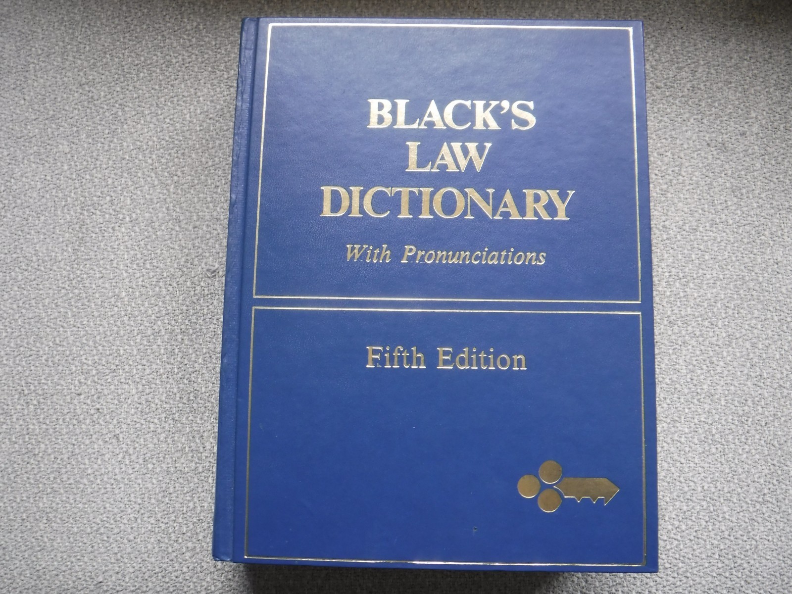 Black’s Law Dictionary Fifth Edition with Pronunciations 1979 Hardcover West Pub