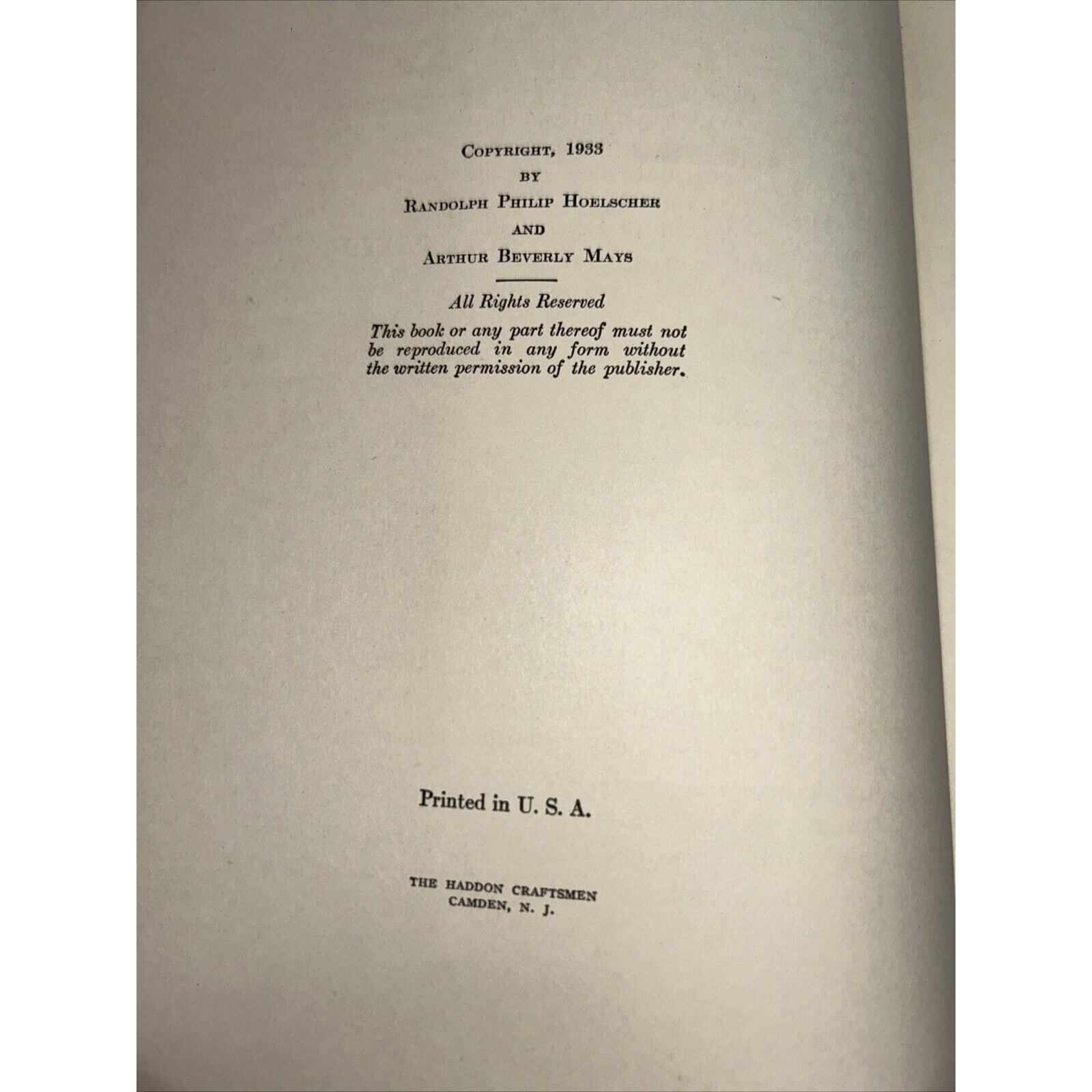 Basic Units In Mechanical Drawing Book 1 – Hoelscher and Mays – 1933 Hard Cover