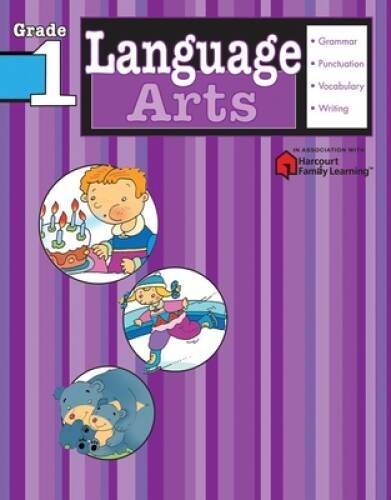Language Arts: Grade 1 (Flash Kids Harcourt Family Learning) – VERY GOOD