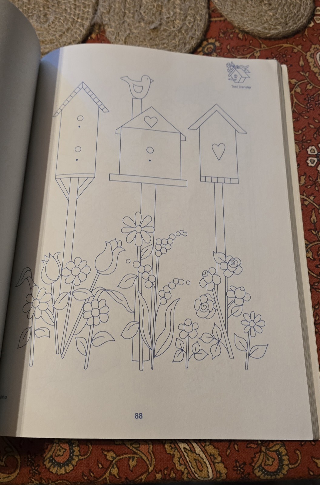 FLOWERS FROM MY GARDEN: IRON-ON TRANSFERS By Vicki Blizzard – Hardcover *VG+*