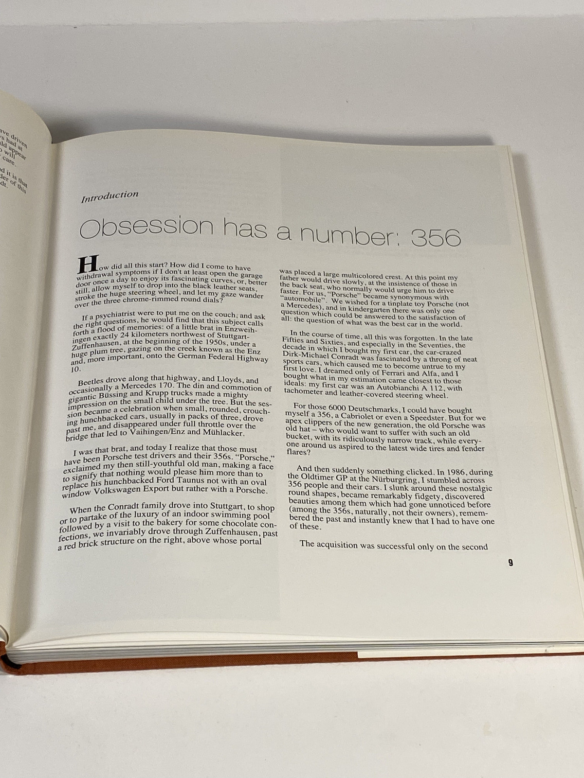 Porsche 356 : Driving in Its Purest Form by Dirk-Michael Conradt – HC 1993