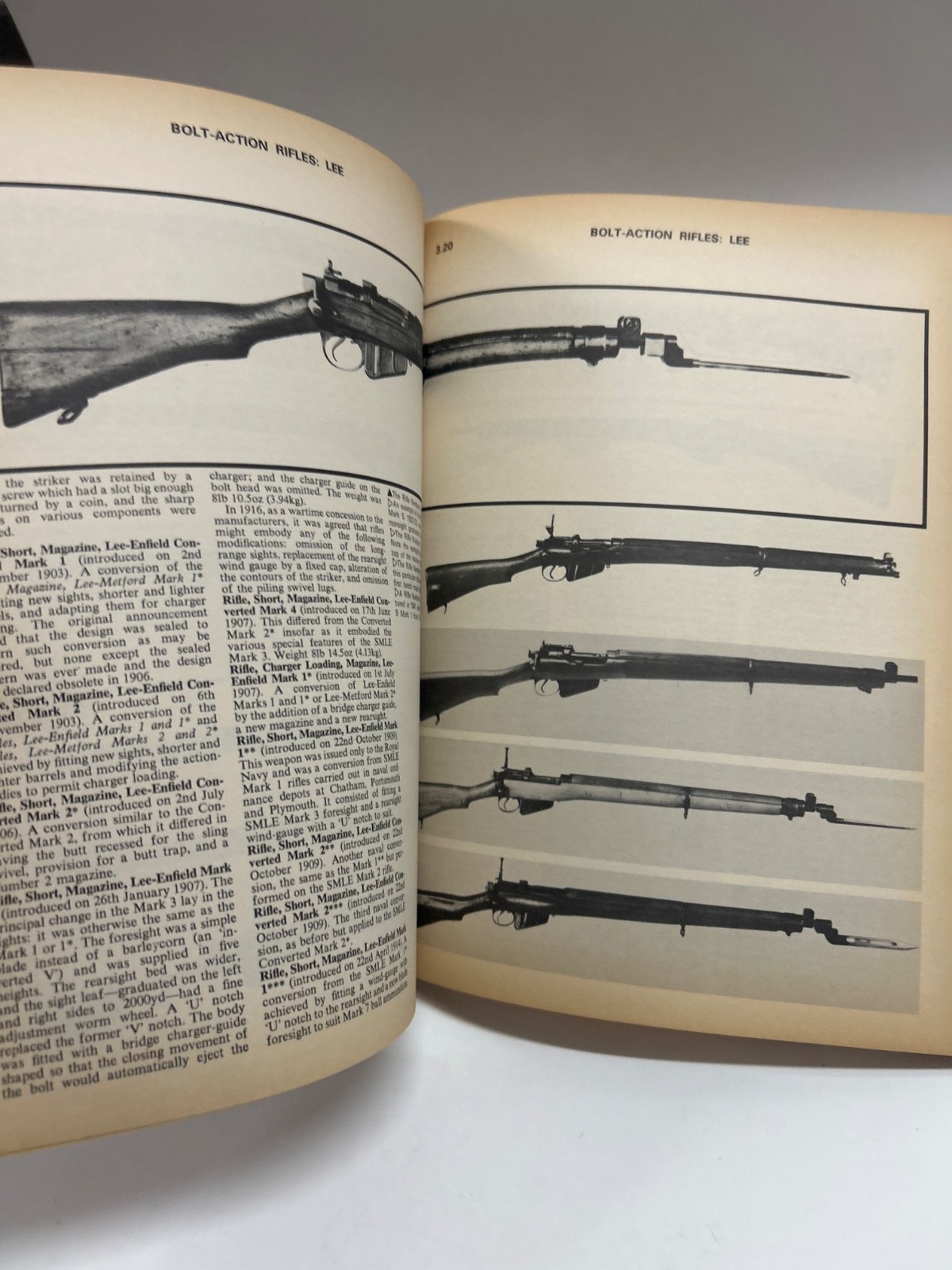 Vintage Firearms paperback book“Military Small Arms of 20th Century“ 1973