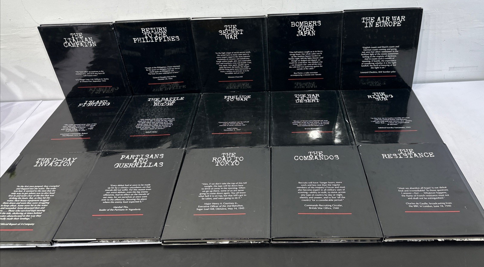 Set Of 17 Time Life Collectors Edition World War II Collectors Edition Hardcover