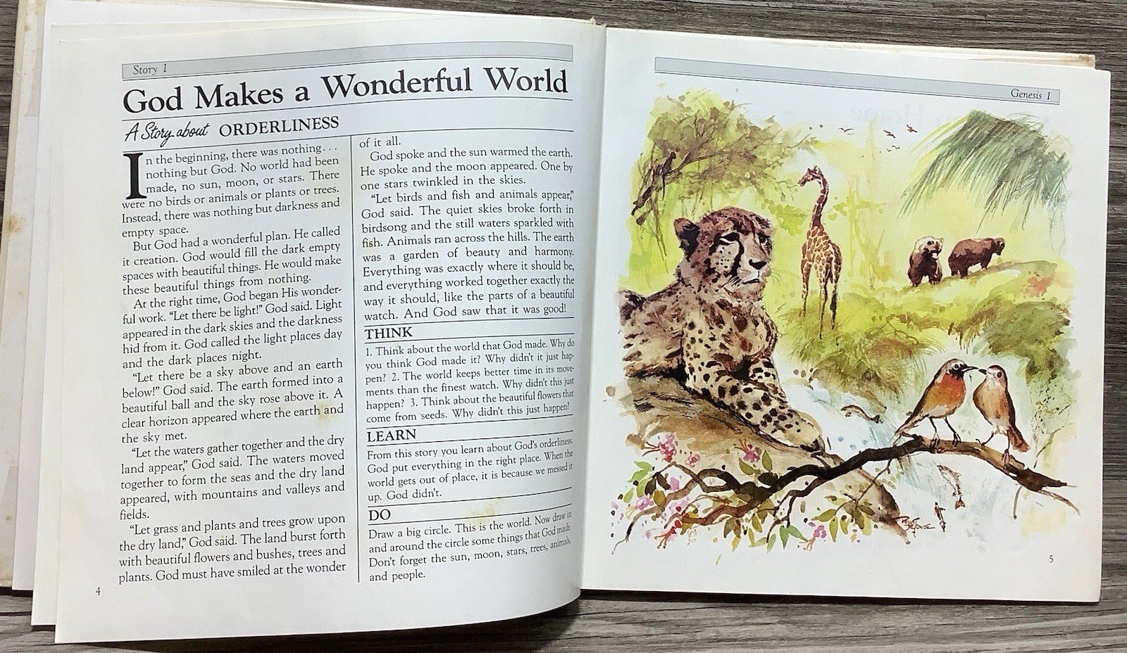 Bible Stories to Live By Book Illustrated V. Gilbert & Ronald A. Beers