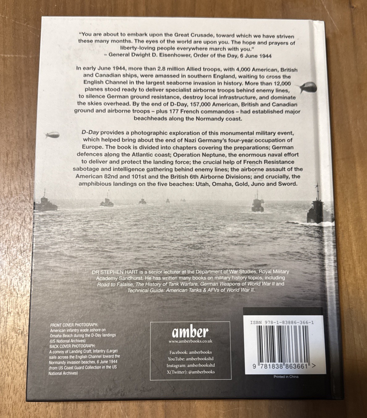 DDay by Dr Stephen Hart HARDBACK 9781838863661