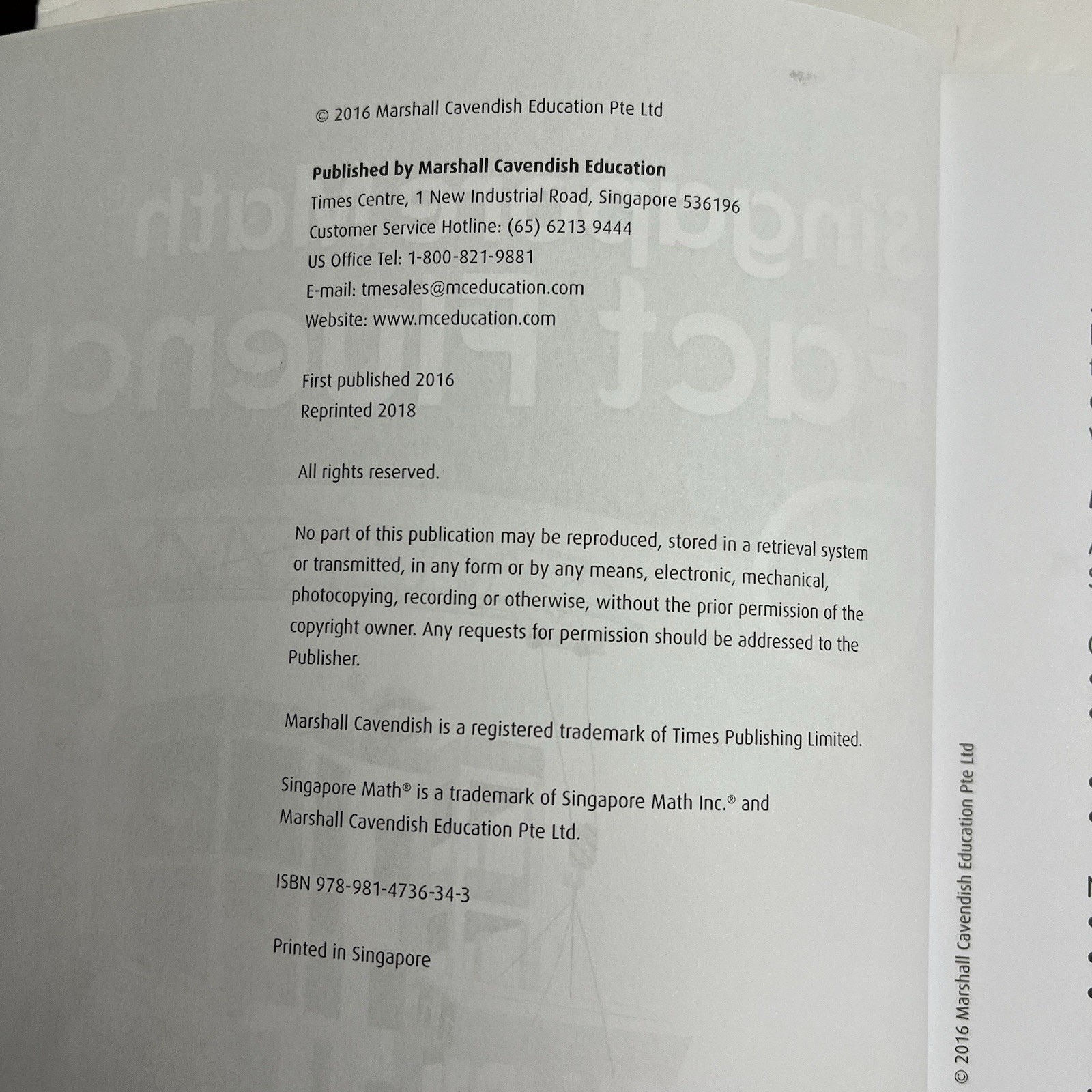 Singapore Math Fact Fluency 1 from Marshall Cavendish Education Paperback