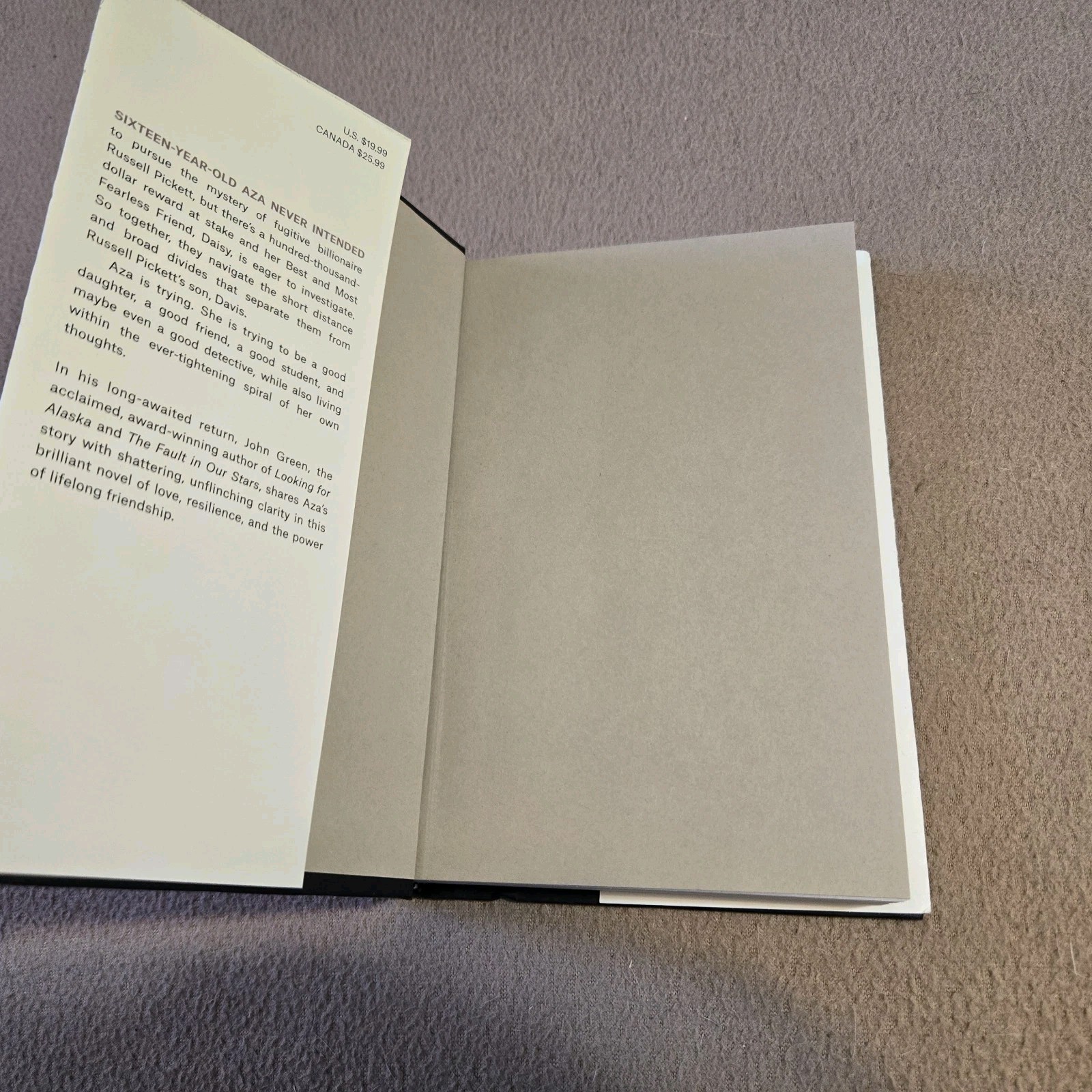 John Green SIGNED 1st Edition HC/DJ Lot, Fault in Our Stars, Anthropocene Review