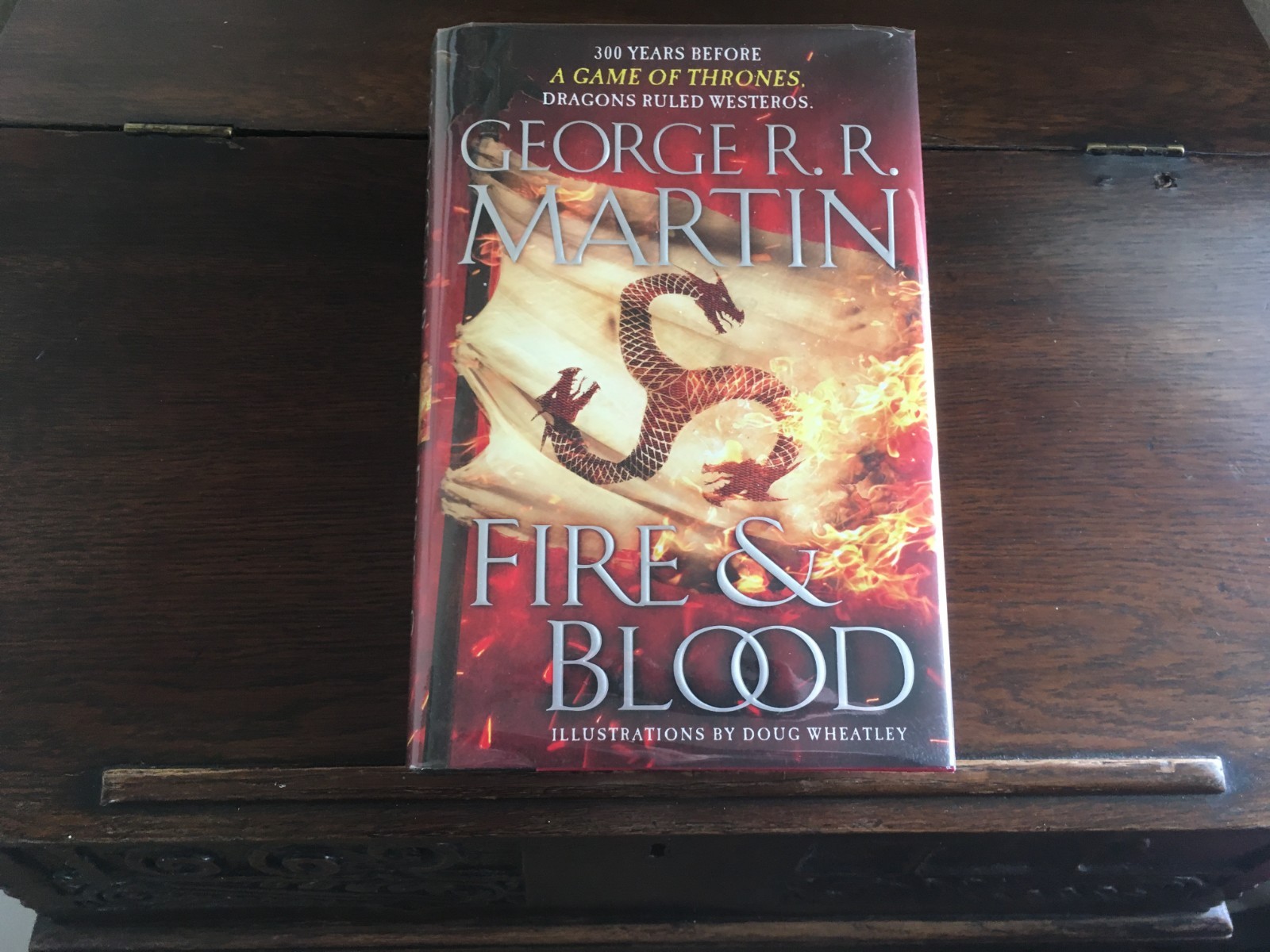 FIRE & BLOOD, George R. R. Martin, SIGNED 1st/1st print 2018 HCDJ prequel