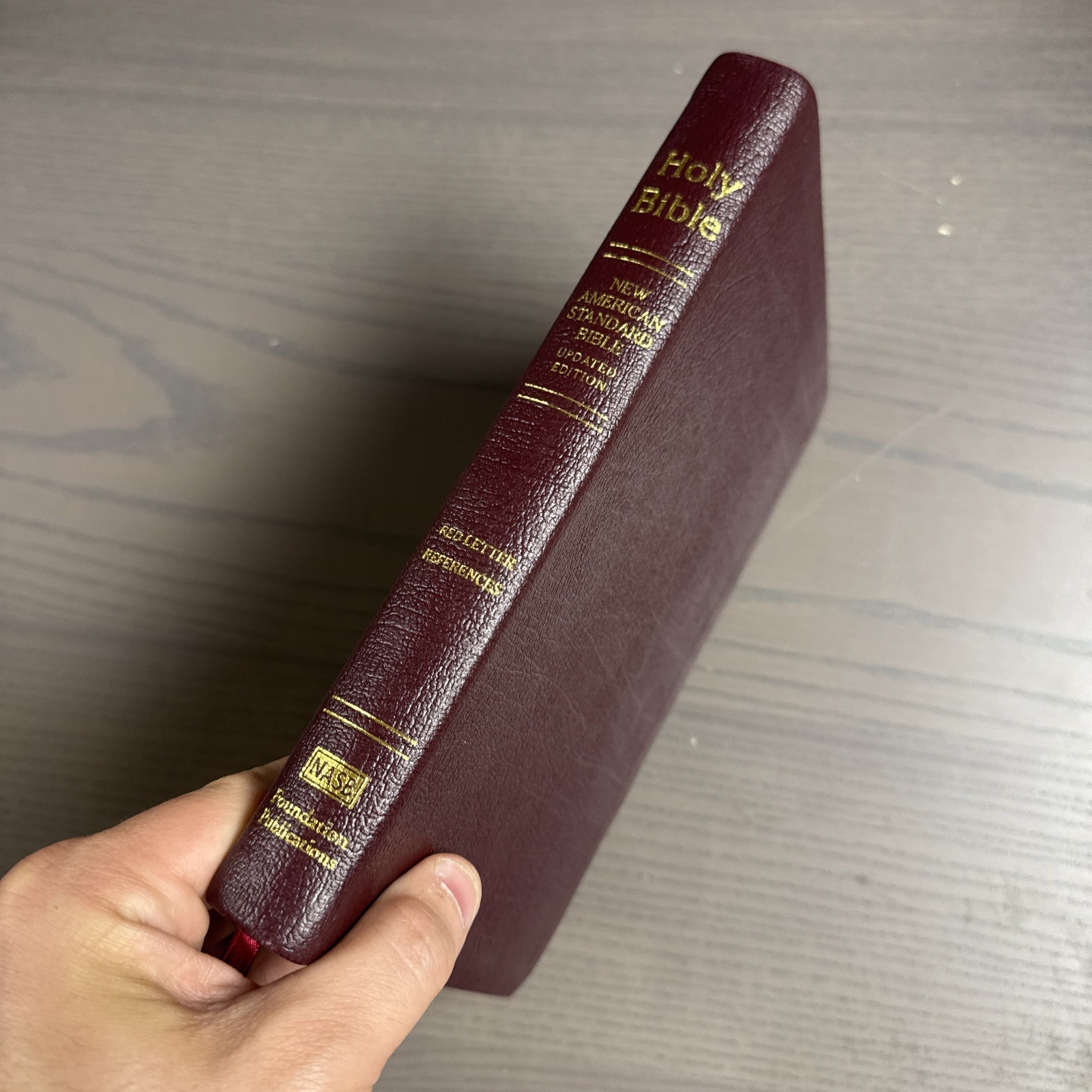 New American Standard Bible Updated NASB References Genuine Leather