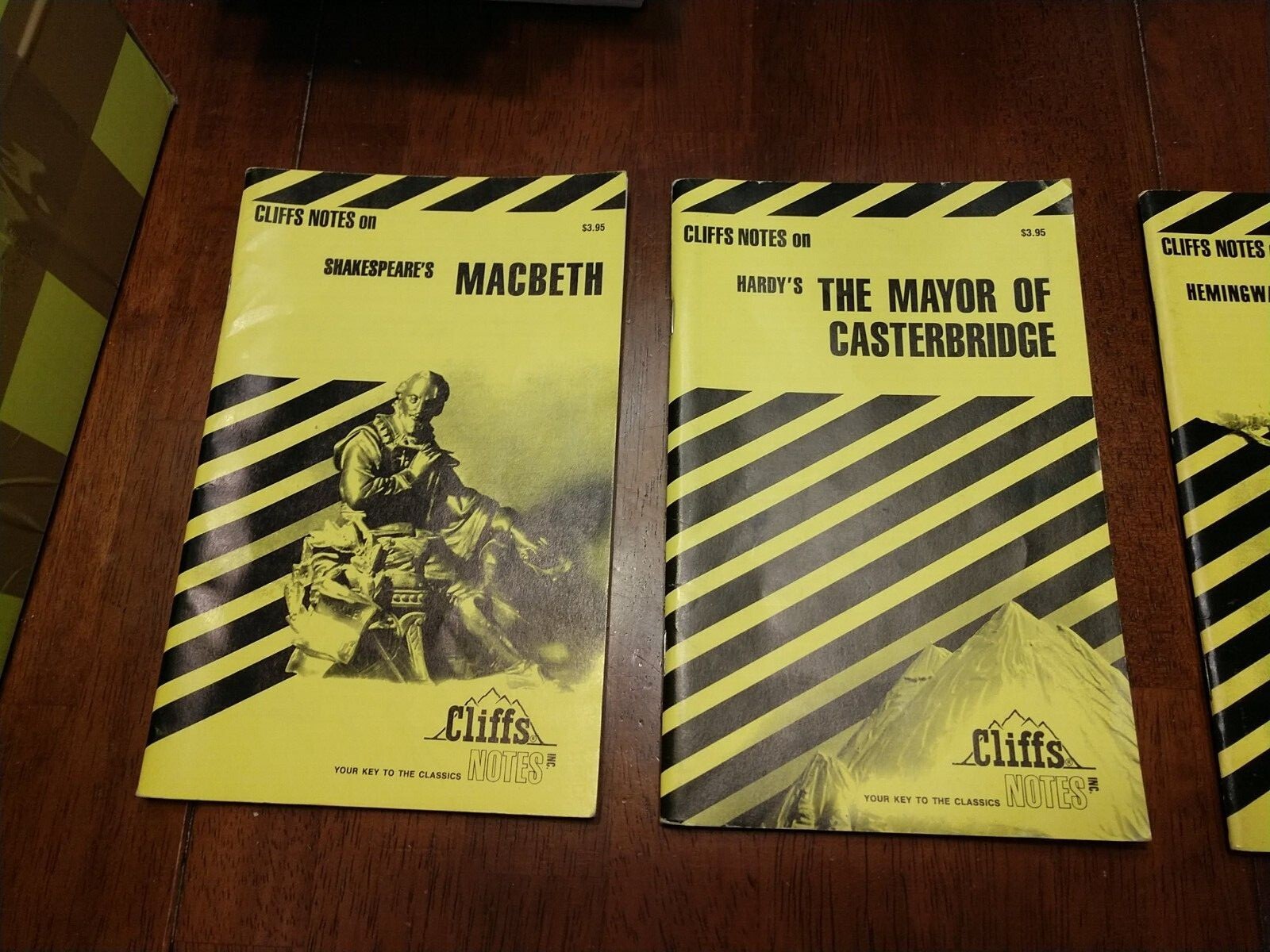 CLIFF NOTES – $2.50 EA-You Choose – Pick Your Titles – Shakespeare Classics