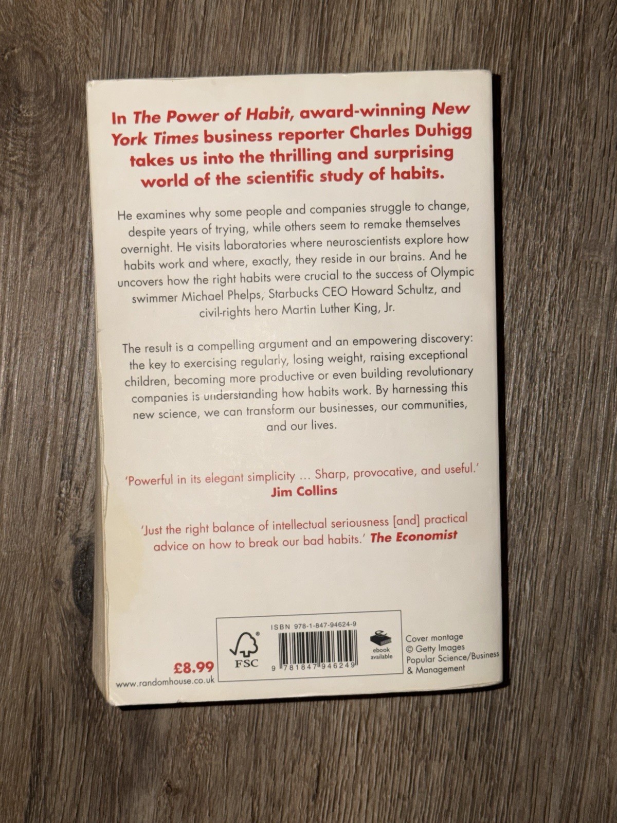 The Power of Habit by Charles Duhigg, Paperback, Random House, Business & Scien…