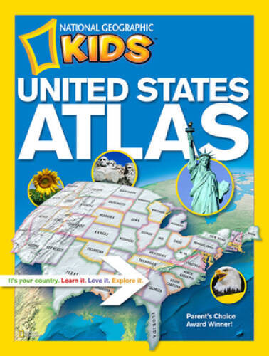 National Geographic Kids United States Atlas – Paperback – VERY GOOD