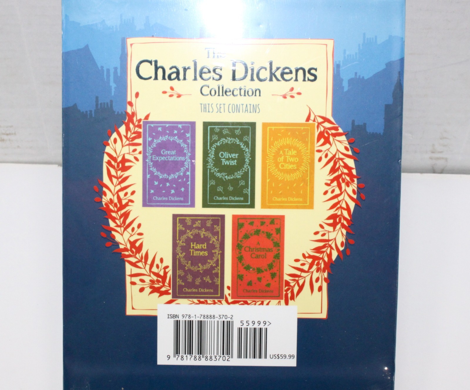 The Charles Dickens Collection Deluxe 5-Book Hardcover Boxed Set Unopened Sealed