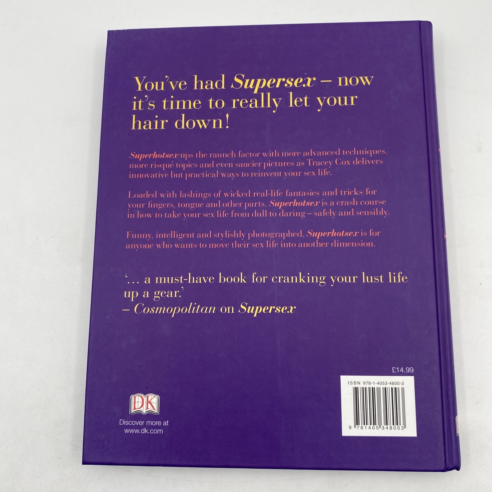Superhotsex by Tracey Cox (2006, Hardback Book)