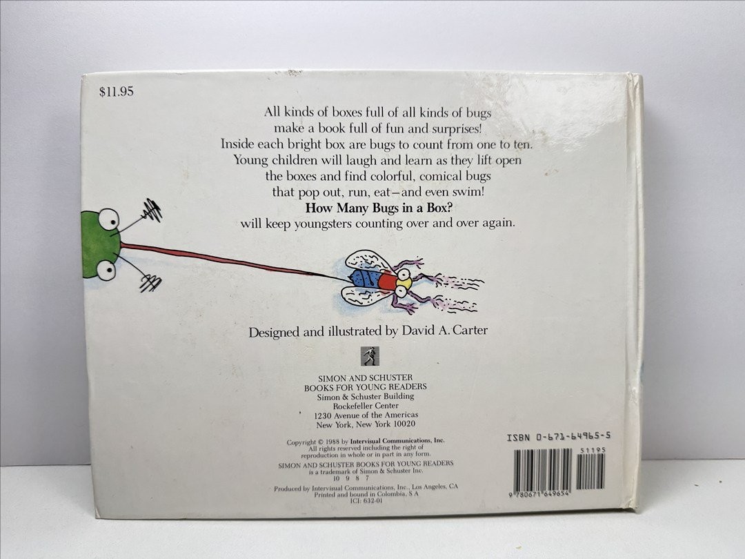 How many bugs in a box?, By David A. Carter, Hardcover