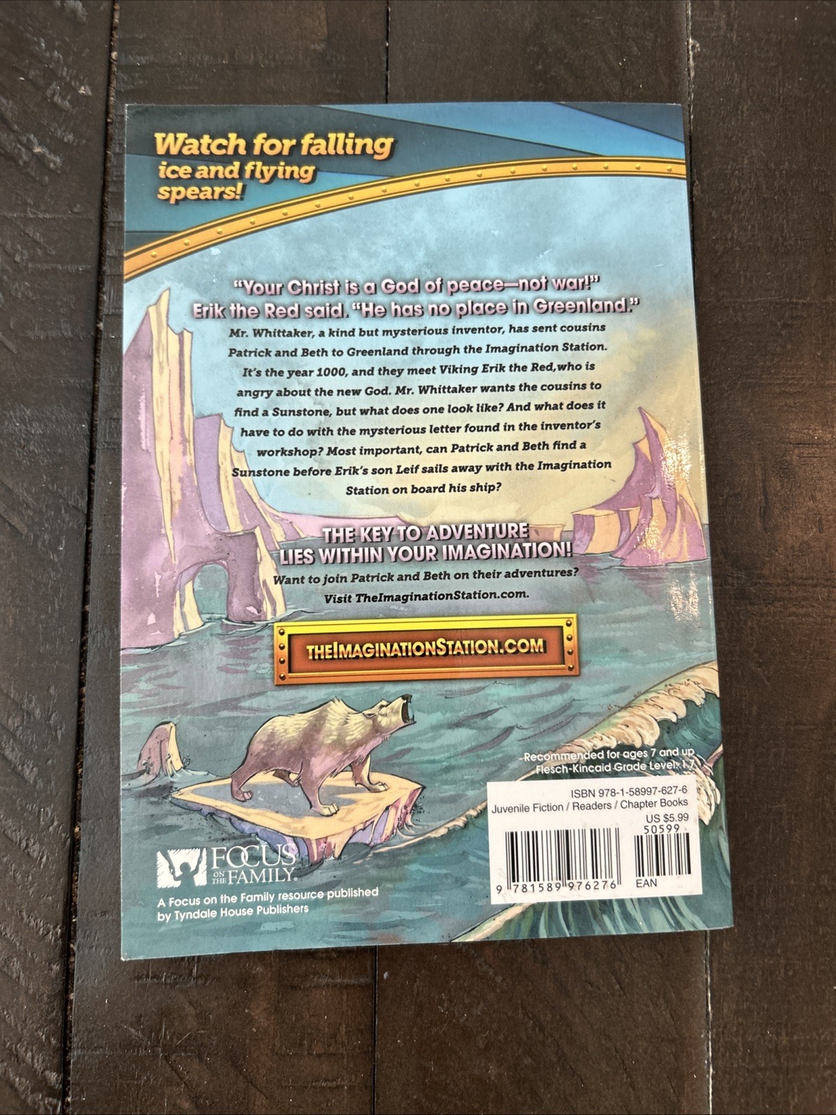 Lot Of 4 IMAGINATION STATION Series Books 1 2 3 10 Adventures In Odyssey