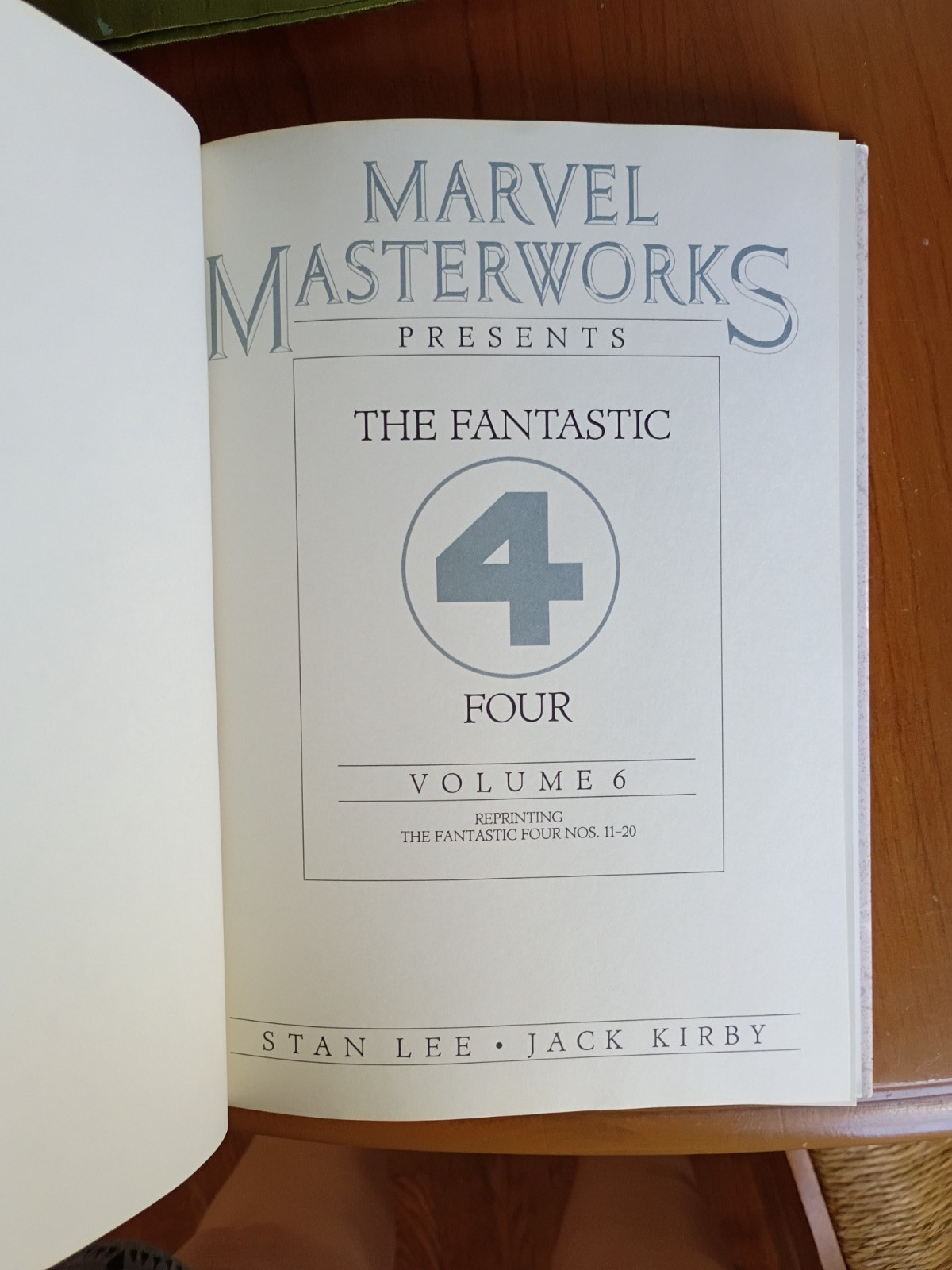 Marvel Masterworks Fantastic Four #11-20 Vol. 6 1988 HC Dust Jacket