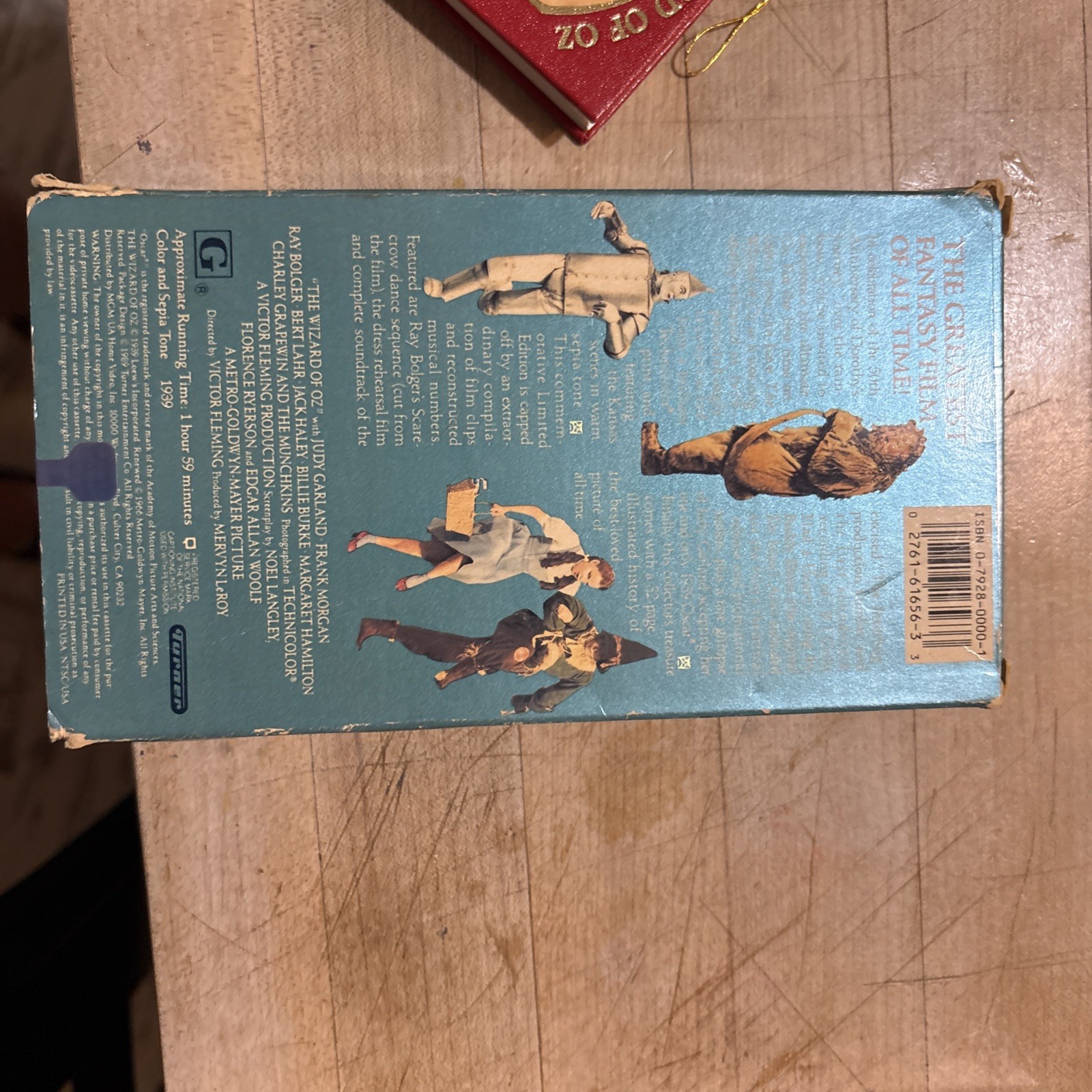 wizard of oz book lot. and vHS movie 50 anniversary.