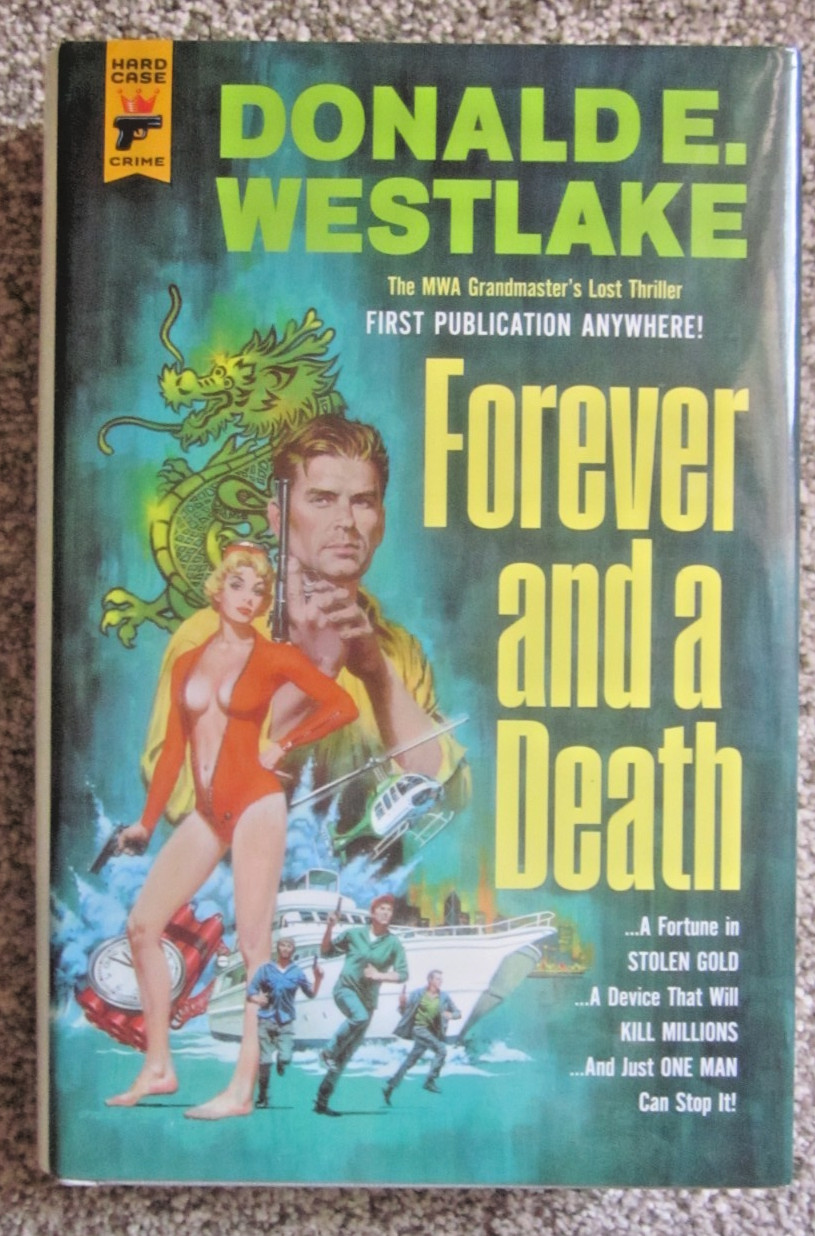 HARD CASE CRIME BOOK LOT / 4PB + 1HC / COLLINS, WESTLAKE, CRICHTON, BLOCK, HILL