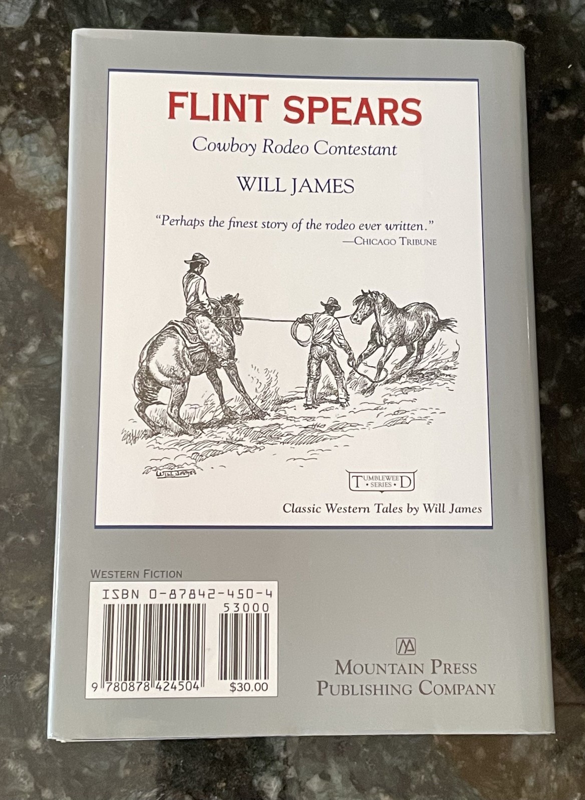 Flint Spears: Cowboy Rodeo Contestant by Will James (Hardcover, 2002)