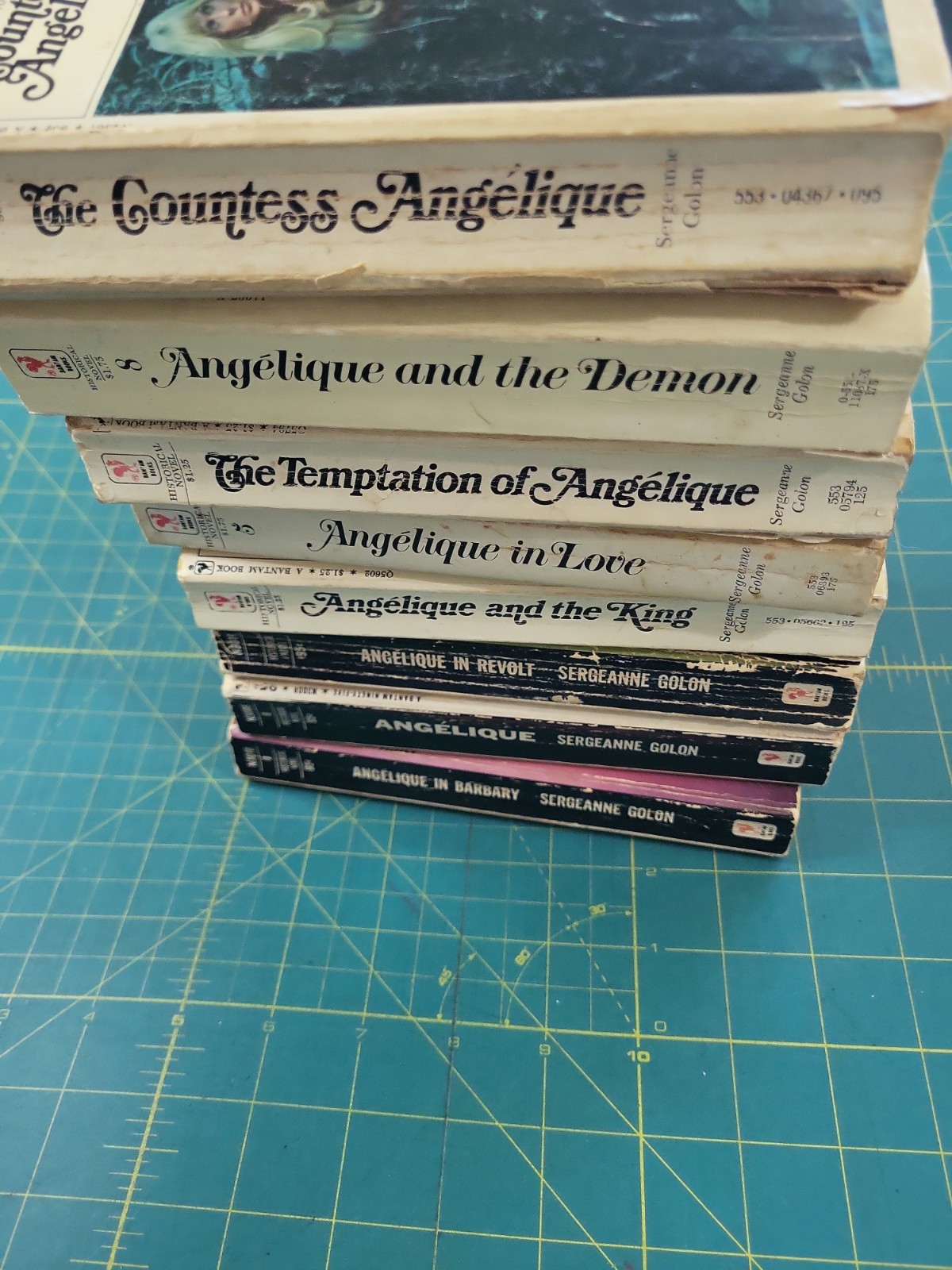 Lot Of 8 Sergeane Golon Pb Books Angelique „SEE PHOTOS“